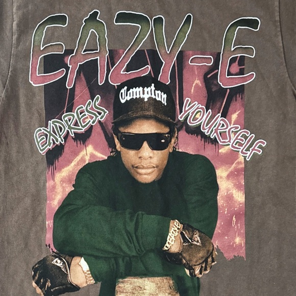 Eazy-E Express Yourself Short Sleeve Crew Neck Tee - Picture 3 of 5